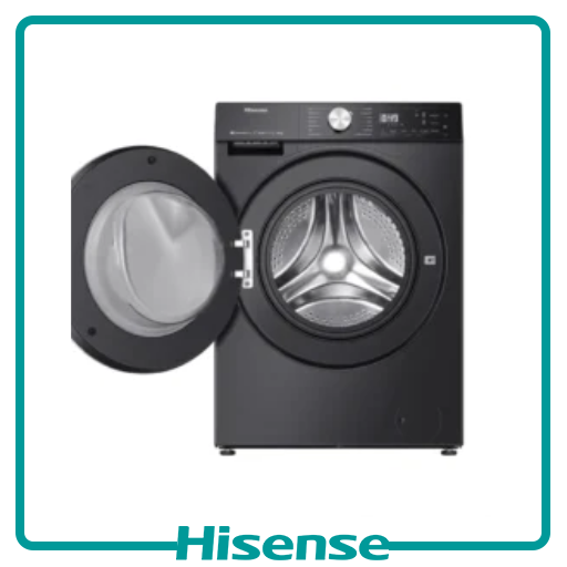 ماشین لباسشویی ۱۲ کیلو گرم هایسنس مدل WF7S1247BB رنگ مشکی