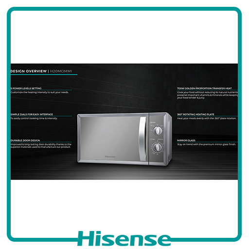 مایکروویو ۲۰ لیتری هایسنس مدل H20MOMMI