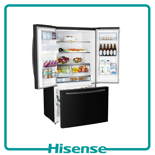 یخچال هایسنس ساید بای ساید فرنچ ۳۰ فوت مدل RF820N4WBU1