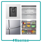 یخچال هایسنس ساید بای ساید مدل RQ749N4ASU