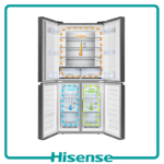 یخچال هایسنس ساید بای ساید ۳۰ فوت مدل RQ7G560NAWA